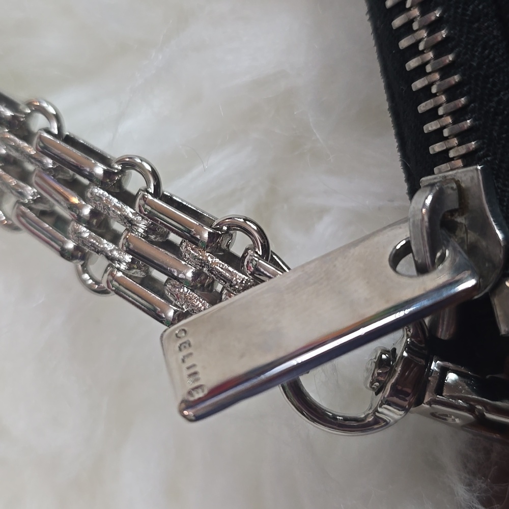 Celine Suede Leather Trim Black /tan Women's Bag‎ - Picture 2 of 15